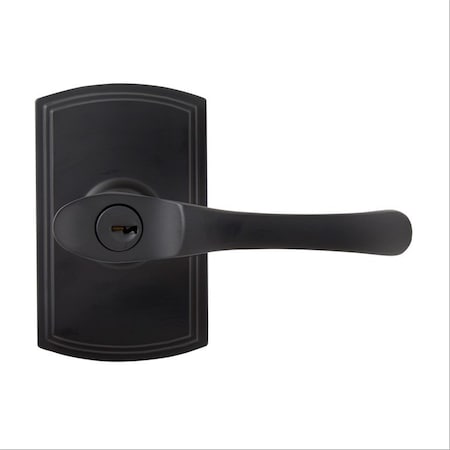 Delaney Hardware Italian Collection Artino Black Keyed Entry Door Handle 360204